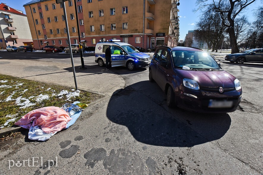 Elbląg, Potrącenie 32-latki na ul. Giermków