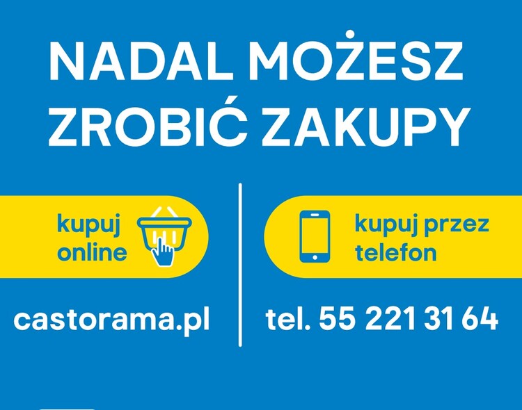 W Castoramie nadal możesz robić zakupy