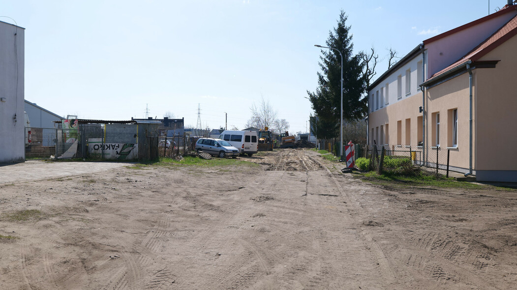 Elbląg, Remont na ul. Grochowskiej Elbląg, Remont na ul. Grochowskiej