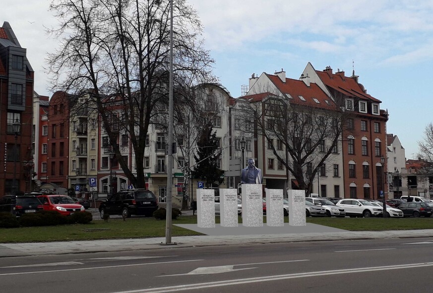 Elbląg, Wizualizacja pomnika twórcow niepodleglości