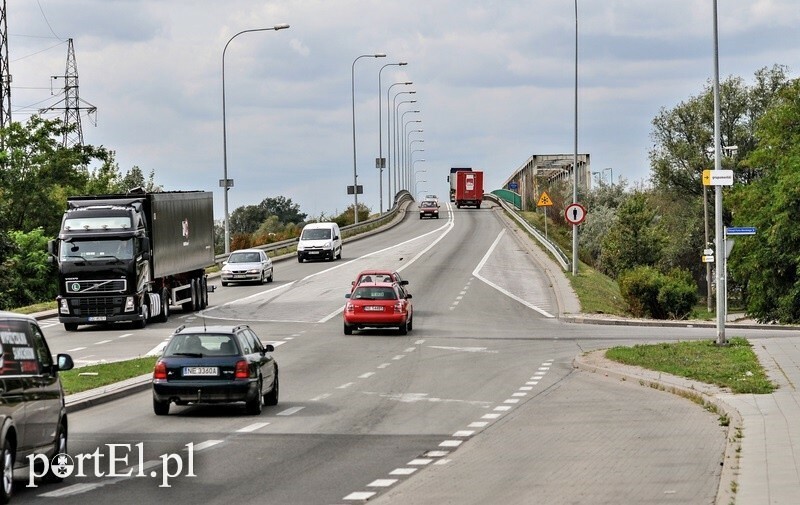 Elbląg, Trasa Unii Europejskiej w Elblągu.