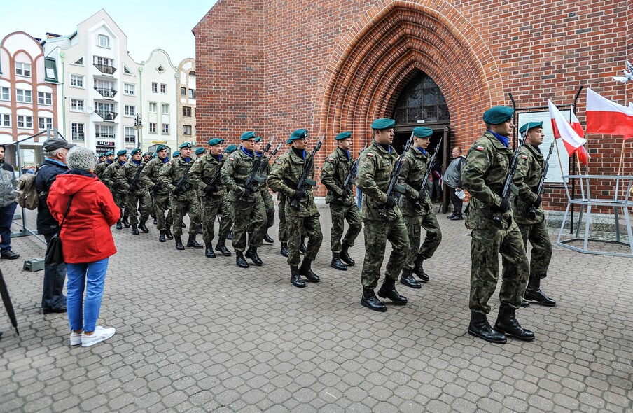 Elbląg, Ostatnie urorczyste obchody Święta Konstytucji 3 Maja w Elblągu odbyły się w 2019 roku na placu katedralnym