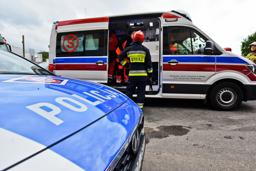 Elbląg, Potrącenie 88-latka przez kierowcę auta dostawczego Elbląg, Potrącenie 88-latka przez kierowcę auta dostawczego