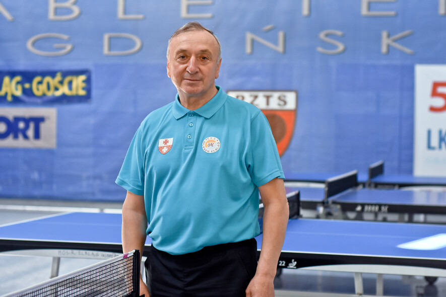 Elbląg, Jan Kinal, trener tenisa stołowego Elbląg, Jan Kinal, trener tenisa stołowego