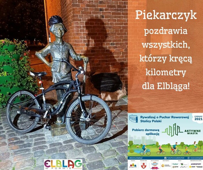 Elbląg, Kręcimy kilometry dla Elbląga. Miejskie wycieczki w aplikacji „Aktywne Miasta” Elbląg, Kręcimy kilometry dla Elbląga. Miejskie wycieczki w aplikacji „Aktywne Miasta”