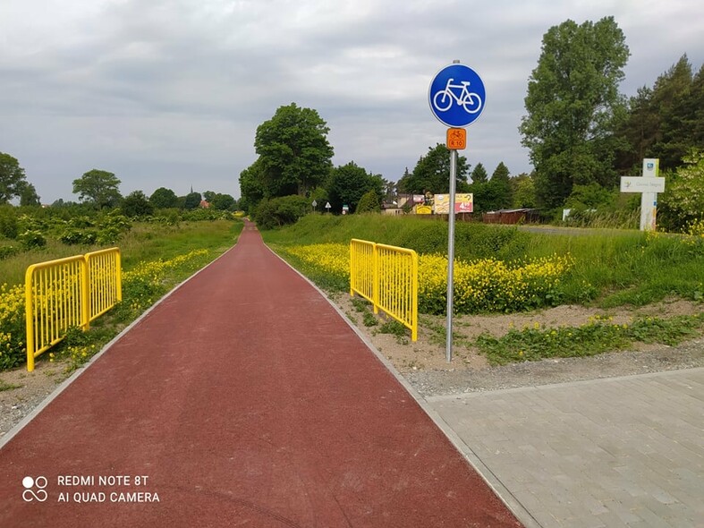 Elbląg, Nowa ścieżka rowerowa w Stegnie Elbląg, Nowa ścieżka rowerowa w Stegnie