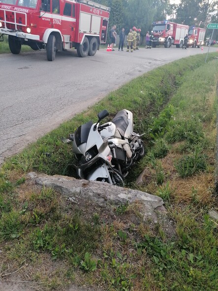 Elbląg, Wypadek motocyklisty