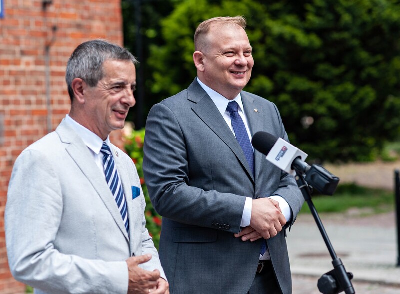 Elbląg, Konferencja PO: Jerzy Wcisłą i Michał Missan Elbląg, Konferencja PO: Jerzy Wcisłą i Michał Missan