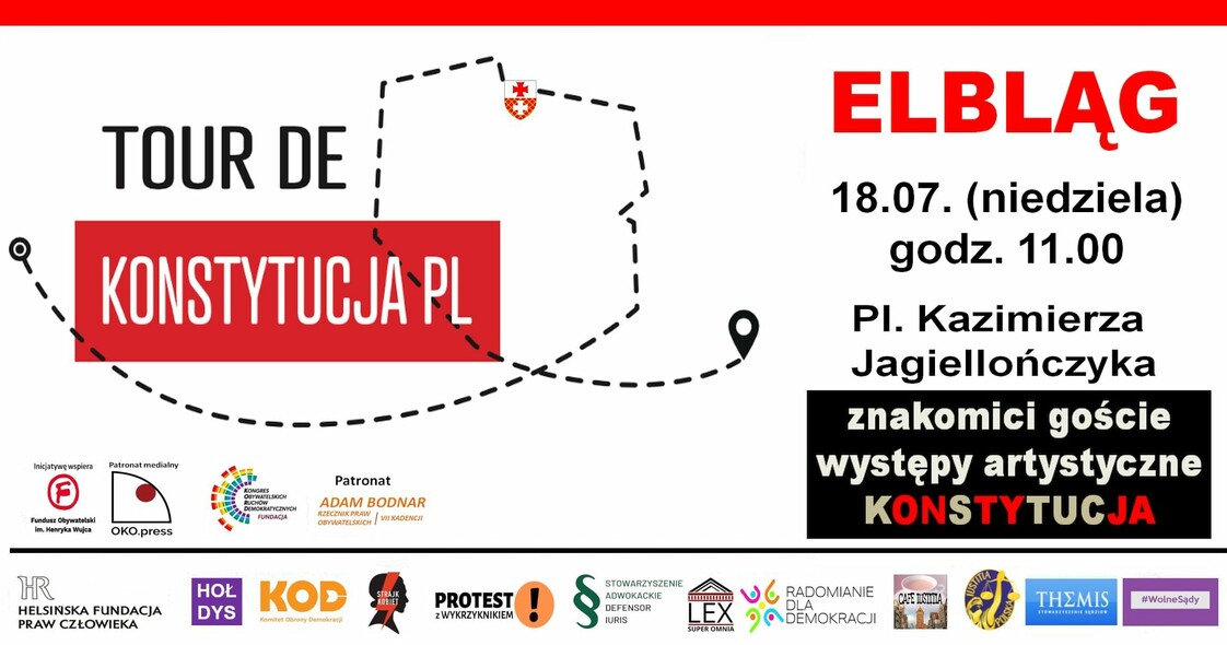 Elbląg, Tour i spacer. A to wszystko z konstytucją Elbląg, Tour i spacer. A to wszystko z konstytucją