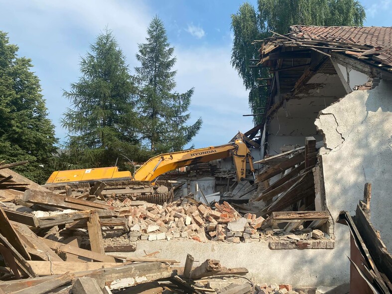 Elbląg, Zdjęcie z rozbiórki wykonane przez Czytelnika Elbląg, Zdjęcie z rozbiórki wykonane przez Czytelnika
