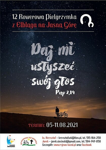 Elbląg, Rowerem na Jasną Górę