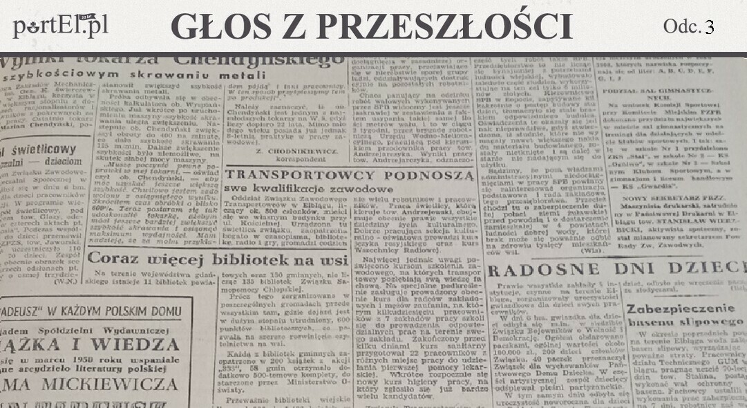 Elbląg, Głos Wybrzeża nr 10 (1950 r.)