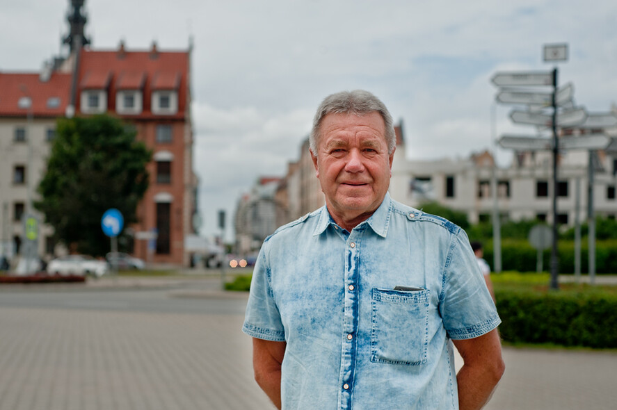 Elbląg, Józef Bujko, wieloletni piłkarz i trener Olimpii Elbląg Elbląg, Józef Bujko, wieloletni piłkarz i trener Olimpii Elbląg