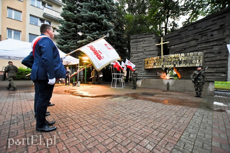 Elbląg, 41. rocznica podpisania Porozumień Sierpniowych Elbląg, 41. rocznica podpisania Porozumień Sierpniowych