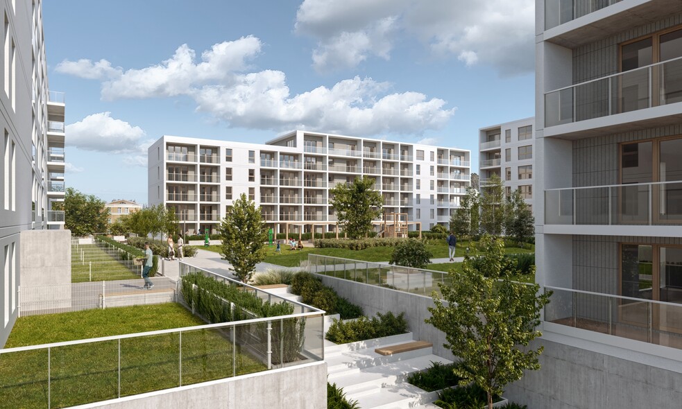 Elbląg, Grafika prezentująca koncepcję planowanej zabudowy (materiał inwestora) Elbląg, Grafika prezentująca koncepcję planowanej zabudowy (materiał inwestora)