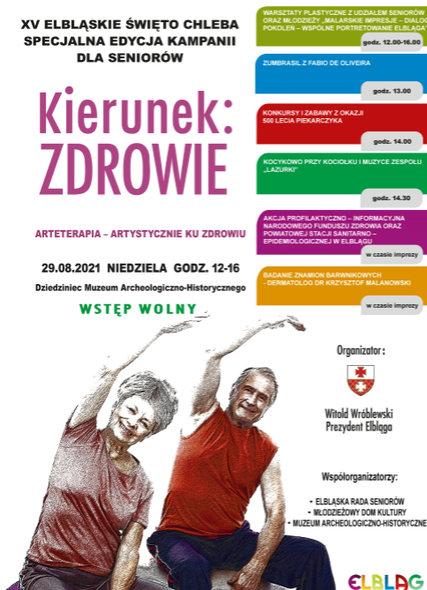 Elbląg, Seniorze, w niedzielę wybierz Kierunek Zdrowie Elbląg, Seniorze, w niedzielę wybierz Kierunek Zdrowie