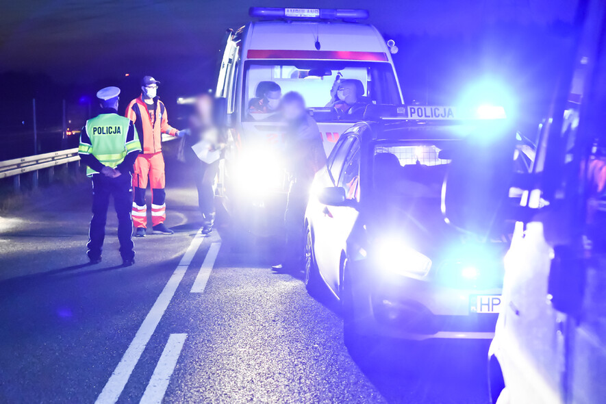 Elbląg, Potrącenie rowerzystki przez kierowcę vana Elbląg, Potrącenie rowerzystki przez kierowcę vana