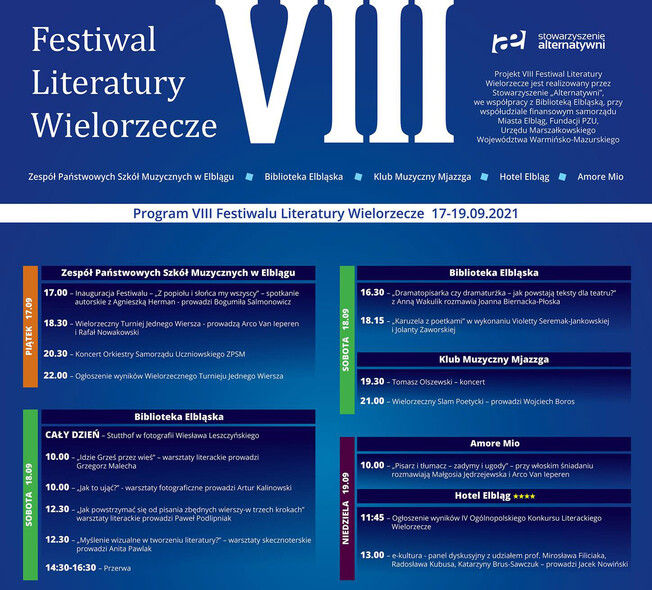 Elbląg, Turniej Jednego Wiersza i Wielorzeczny Slam - czyli szansa dla wszystkich, którzy odważą się przedstawić swoją twórczość Elbląg, Turniej Jednego Wiersza i Wielorzeczny Slam - czyli szansa dla wszystkich, którzy odważą się przedstawić swoją twórczość