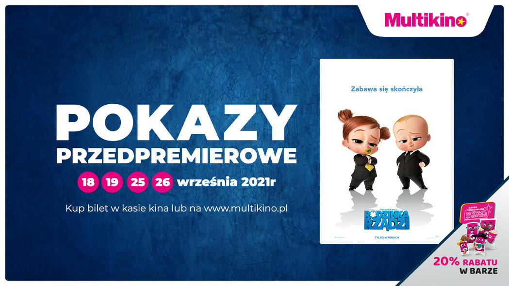 „Rodzinka rządzi” przedpremierowo w Multikinie! „Rodzinka rządzi” przedpremierowo w Multikinie!