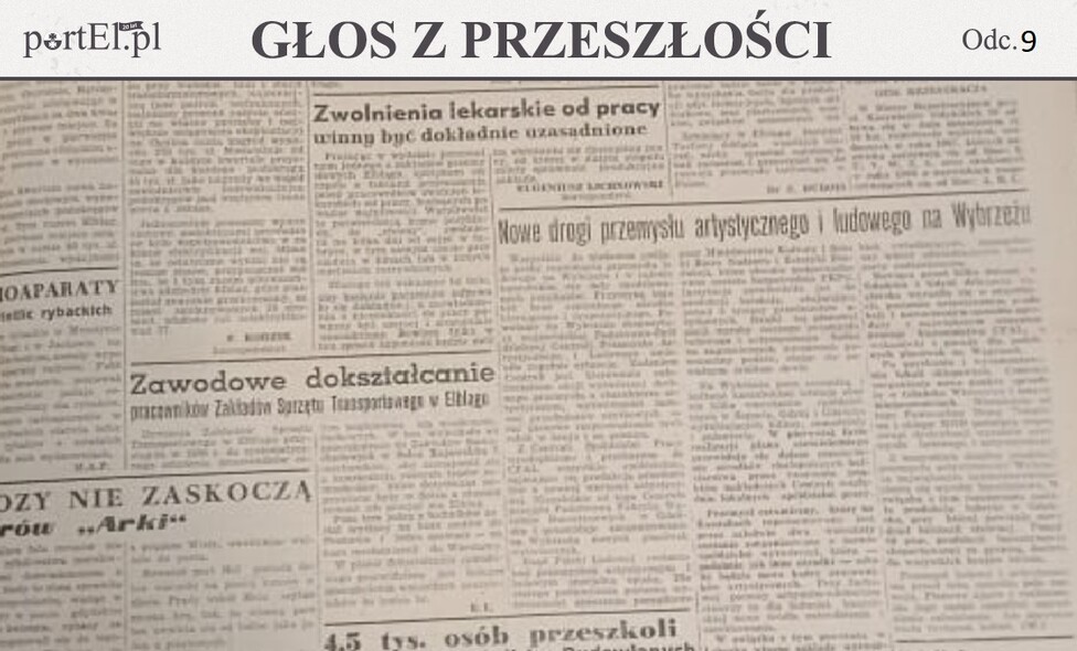 Elbląg, Głos Wybrzeża nr 16, 1950 r.