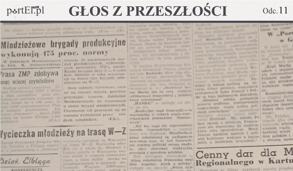Elbląg, Głos Wybrzeża nr 18, 1950 r. Elbląg, Głos Wybrzeża nr 18, 1950 r.