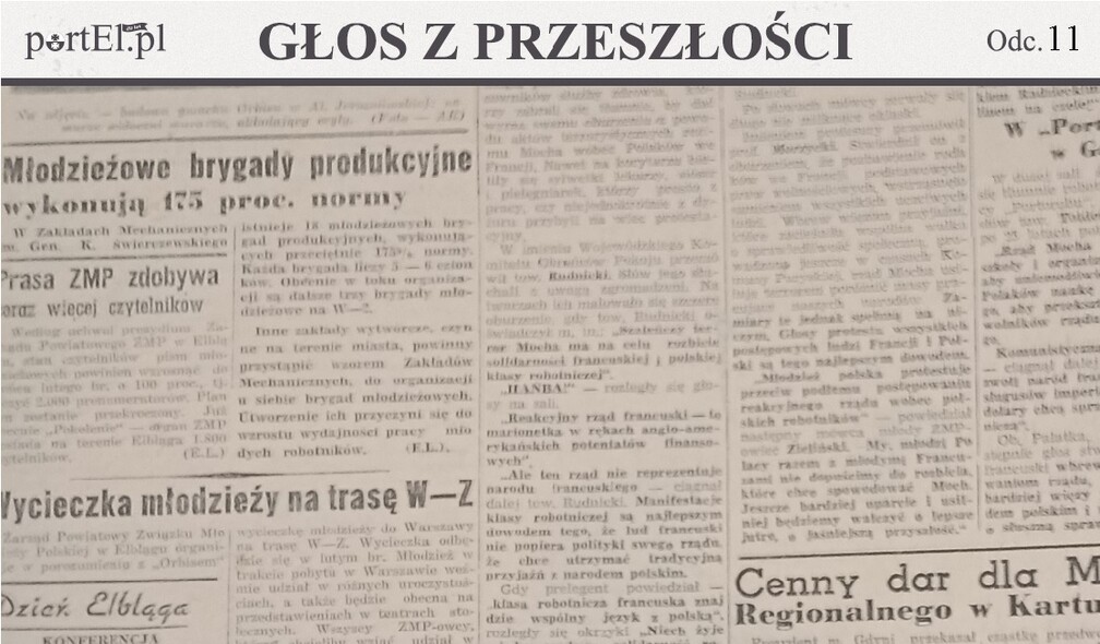 Elbląg, Głos Wybrzeża nr 18, 1950 r.