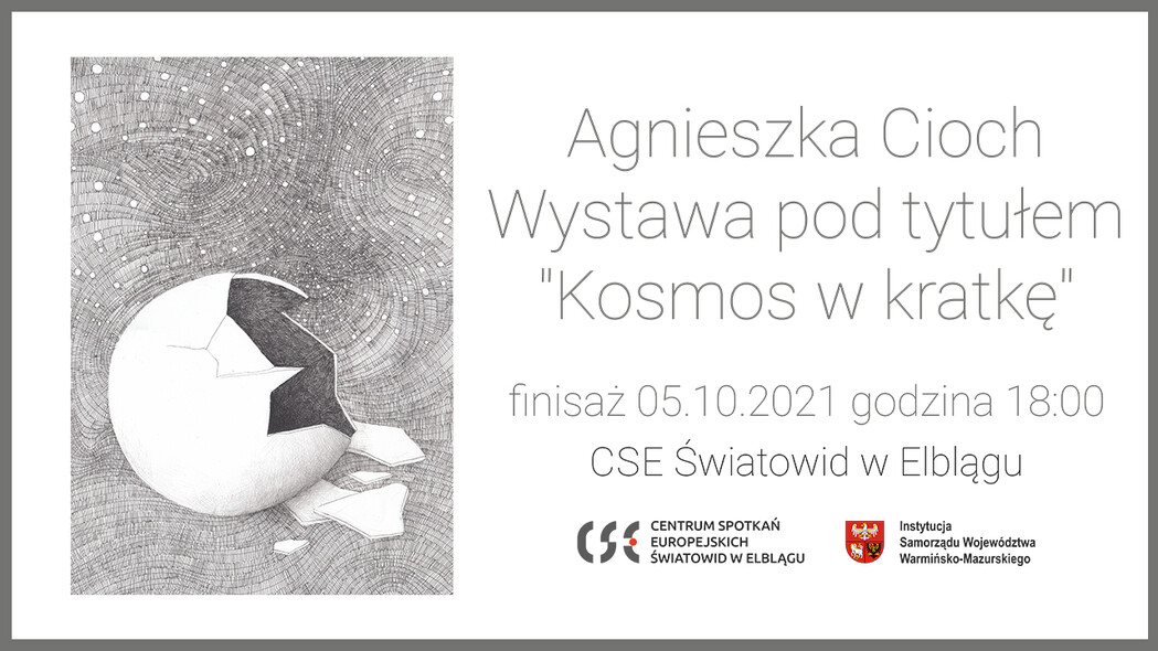 Elbląg, Kosmos w kratkę - wystawa Agnieszki Cioch w Światowidzie Elbląg, Kosmos w kratkę - wystawa Agnieszki Cioch w Światowidzie