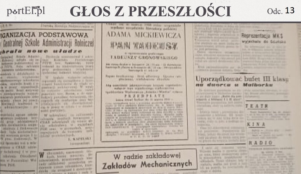Elbląg, Głos Wybrzeża nr 21, 1950 r.