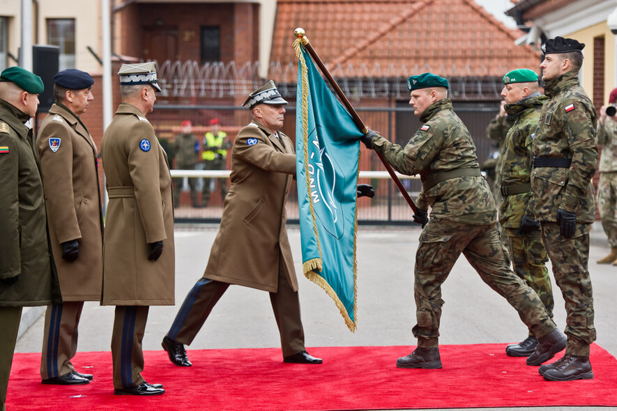 Elbląg, Uroczysty apel z okazji przekazania dowództwa,