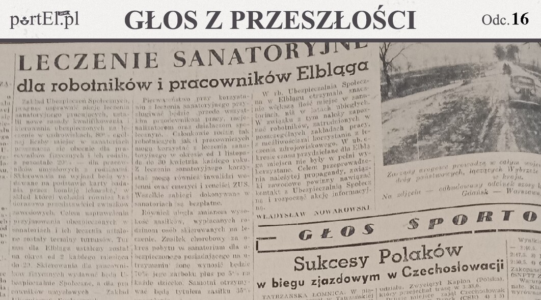 Elbląg, Głos Wybrzeża nr 28, 1950 r. Elbląg, Głos Wybrzeża nr 28, 1950 r.