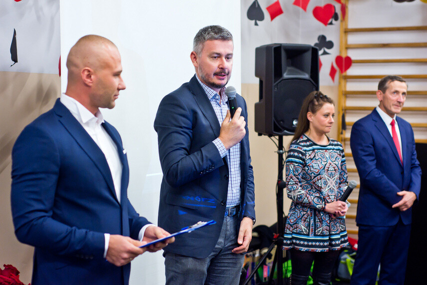 Elbląg, Od lewej: trener Silvanta Wojciech Załuski, wiceprezes PZKaj Adam Seroczyński, Agnieszka banaś, trener Silvanta, Mirosław Kreczman, prezes Korony Elbląg, Od lewej: trener Silvanta Wojciech Załuski, wiceprezes PZKaj Adam Seroczyński, Agnieszka banaś, trener Silvanta, Mirosław Kreczman, prezes Korony