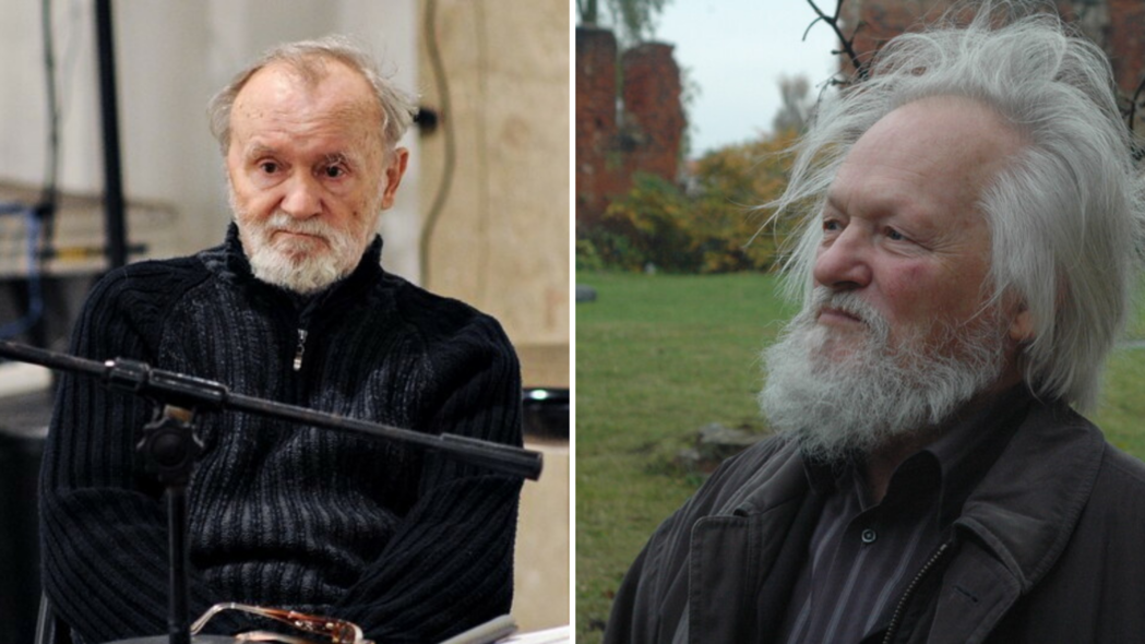 Elbląg, Ryszard Tomczyk (z lewej) i Gerard Kwiatkowski odcisnęli swoje artystyczne piętno na Elblągu Elbląg, Ryszard Tomczyk (z lewej) i Gerard Kwiatkowski odcisnęli swoje artystyczne piętno na Elblągu