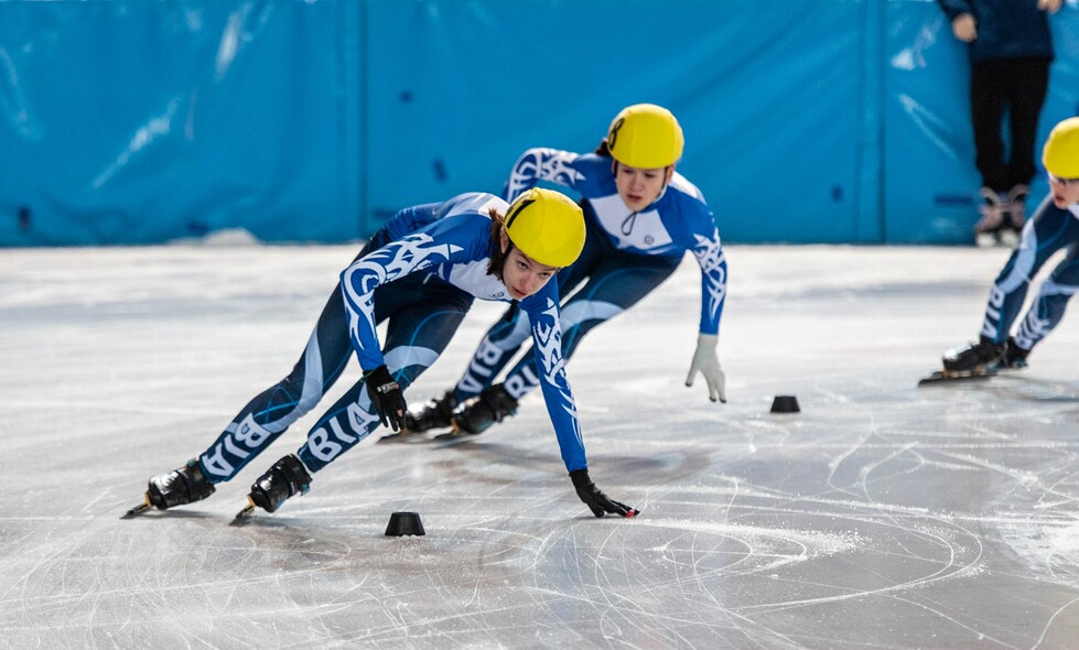 Elbląg, Na lodowisku "Helena" odbyły się zawody w shorttracku