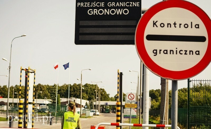 Elbląg, Przejście graniczne w Gronowie obecnie jest zamknięte