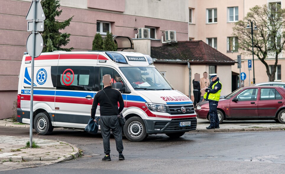 Elbląg, Potrącenie na Ślusarskiej