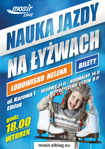 Elbląg, Naucz się jeździć na łyżwach