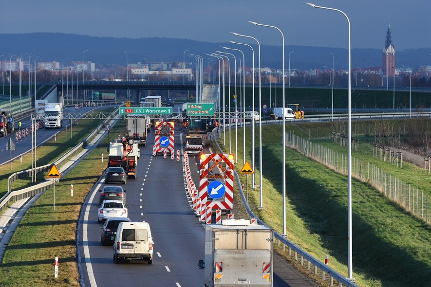 Elbląg, Tędy do Elbląga na razie nie wjedziesz Elbląg, Tędy do Elbląga na razie nie wjedziesz