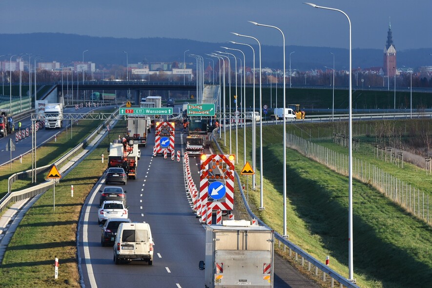 Elbląg, Tędy do Elbląga na razie nie wjedziesz