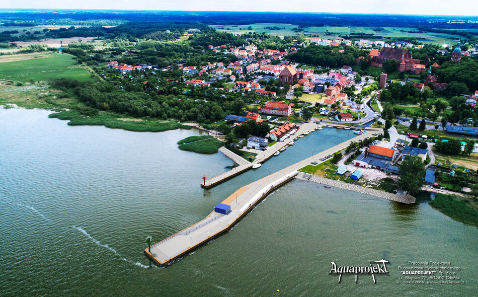 Elbląg, Tak ma wyglądać port we Fromborku po realizacji inwestycji (wizualizacja  Aquaprojekt)