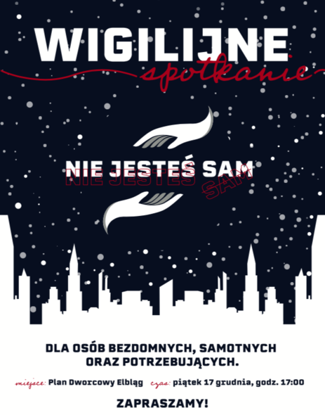 Elbląg, VII Wigilijne Spotkanie "Nie jesteś sam"