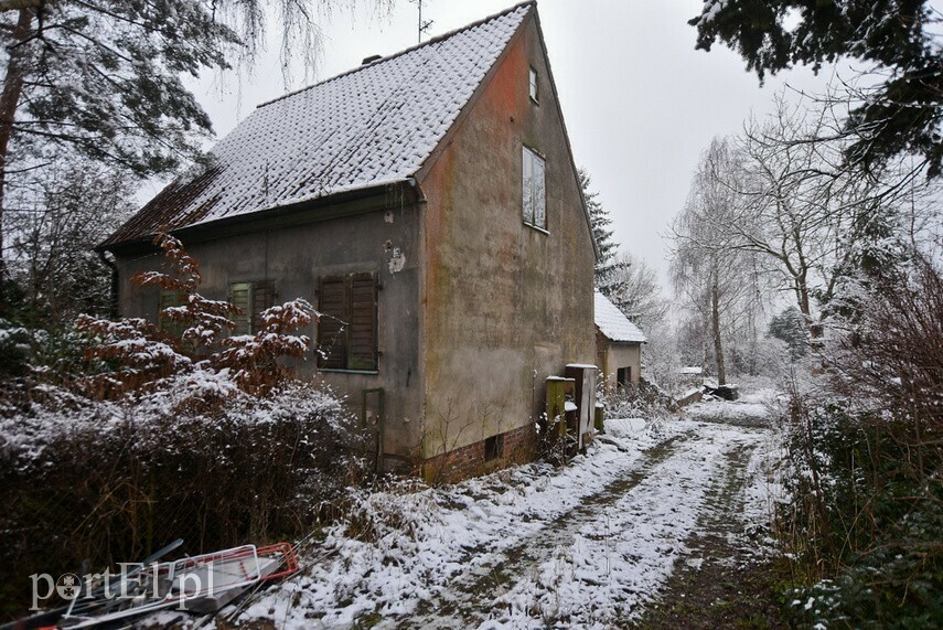 Elbląg, Wjazd na działkę od strony ul. Częstochowskiej