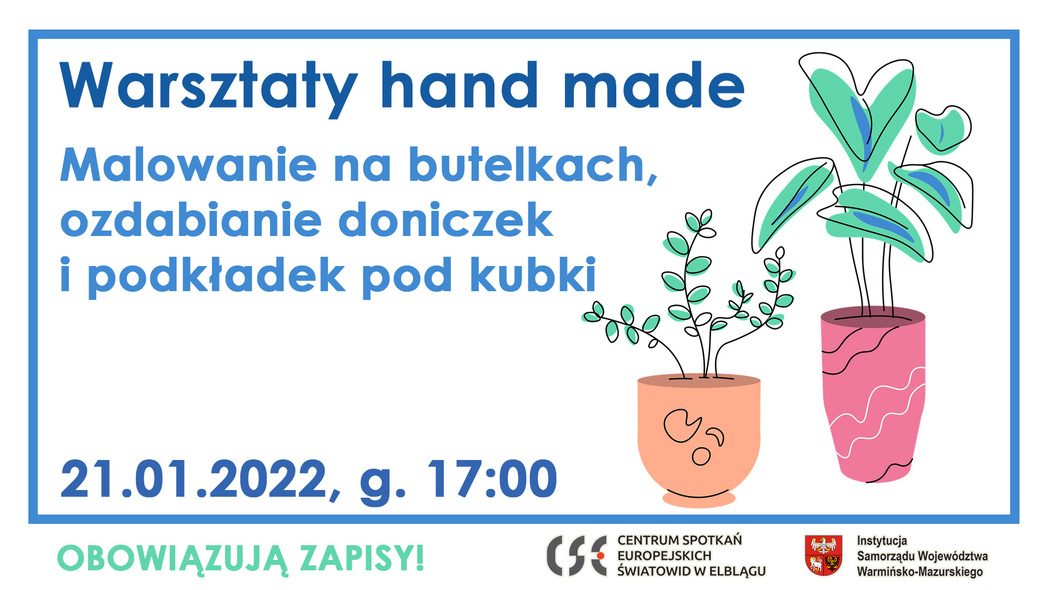 Elbląg, Warsztaty hand made dla dorosłych