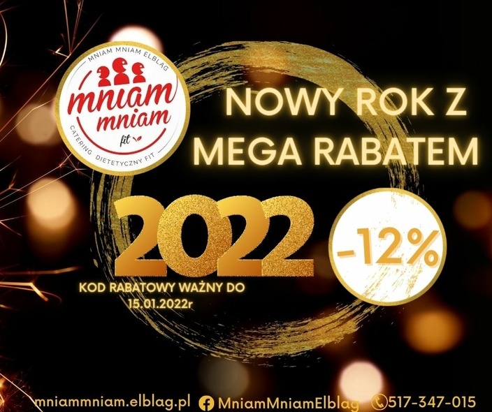Zrealizuj swoje noworoczne postanowienia z Mniam Mniam Fit Catering Dietetyczny w Elblągu Zrealizuj swoje noworoczne postanowienia z Mniam Mniam Fit Catering Dietetyczny w Elblągu