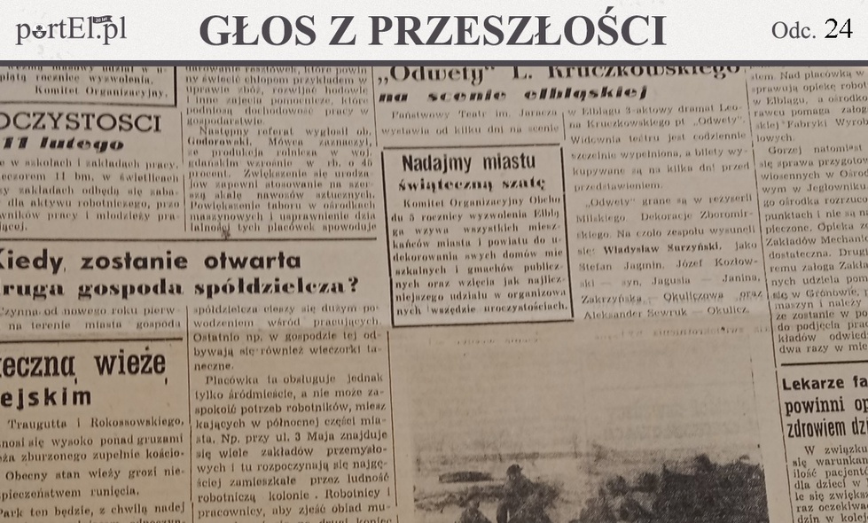 Elbląg, Głos Wybrzeża nr 38, 1950 r.