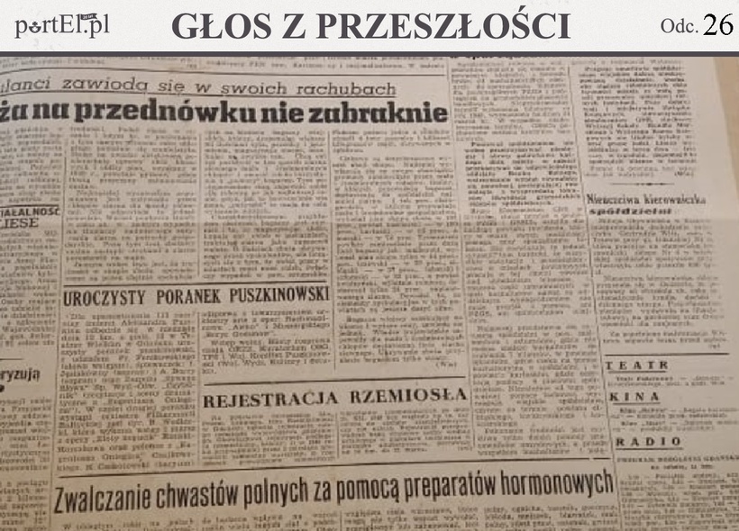 Elbląg, Głos Wybrzeża nr 42, 1950 r.