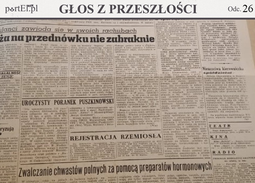 Elbląg, Głos Wybrzeża nr 42, 1950 r. Elbląg, Głos Wybrzeża nr 42, 1950 r.