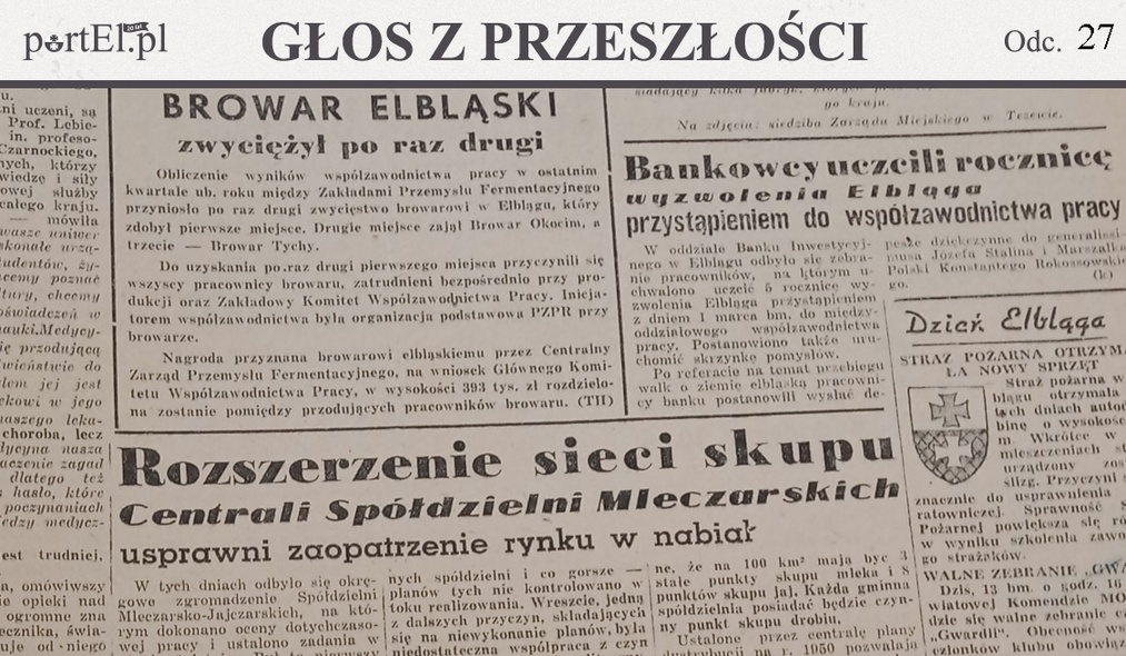 Elbląg, Głos Wybrzeża nr 44, 1950 r. Elbląg, Głos Wybrzeża nr 44, 1950 r.