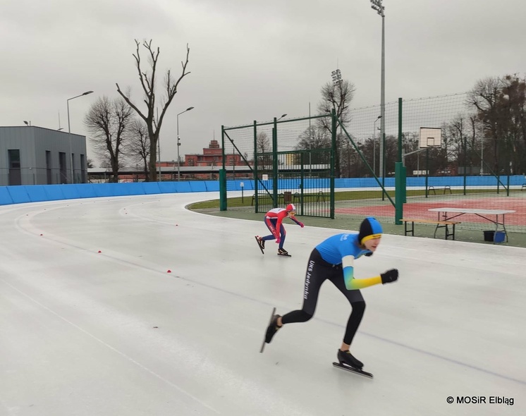 Elbląg, Kalbar gościł łyżwiarzy szybkich