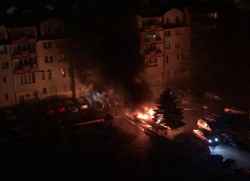 Elbląg, Nocny pożar przy ul. 3 Maja