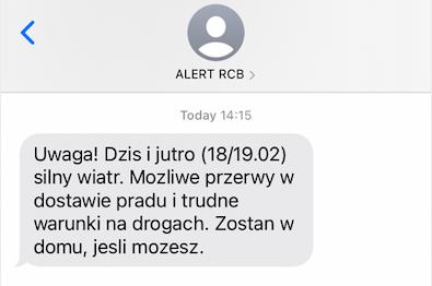 Elbląg, Powieje jeszcze mocniej. Wydano ostrzeżenie trzeciego stopnia Elbląg, Powieje jeszcze mocniej. Wydano ostrzeżenie trzeciego stopnia